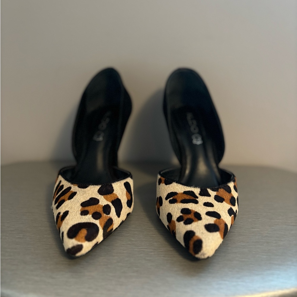 Unique Leopard Print Heels from Aldo - Like New Condition